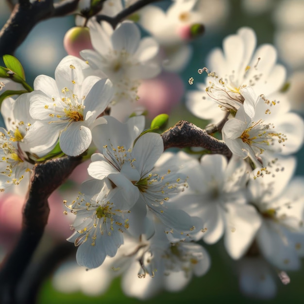 Apple blossoms