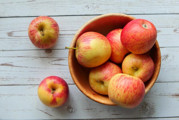 Apple in a bowl