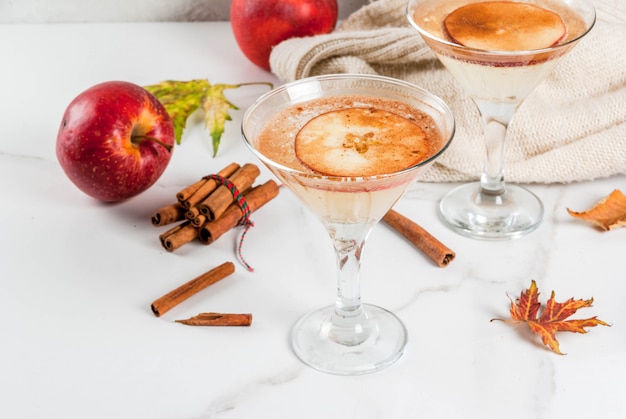 Apple cider martini margarita