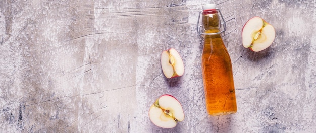 Apple cider vinegar or fermented fruit drink