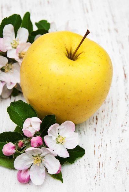 Apple en appelboombloesems