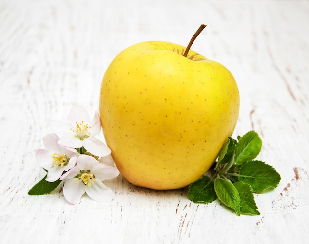 Apple en appelboombloesems