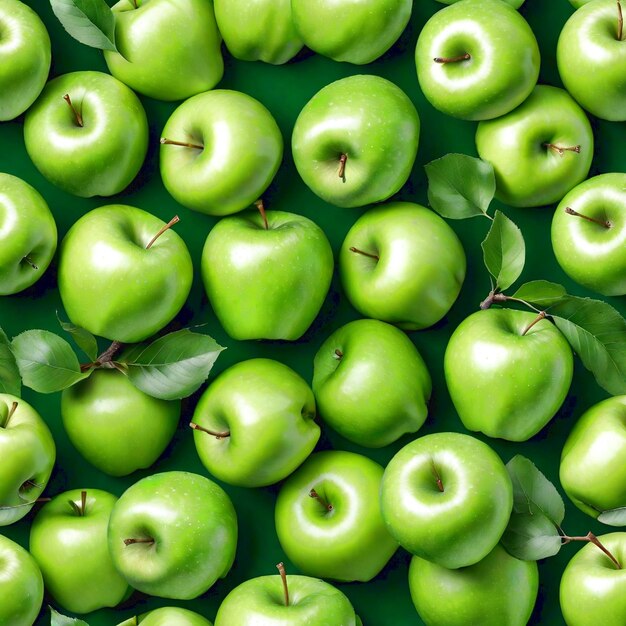 Photo apple fruit background generated ai