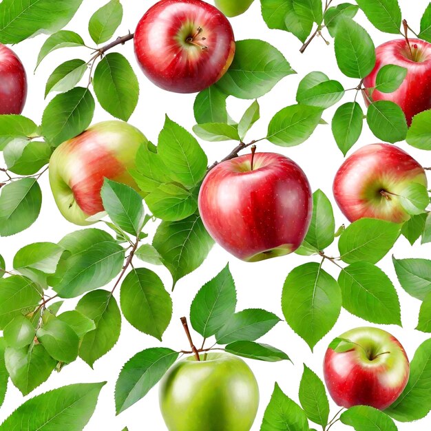 Apple fruit background generated ai