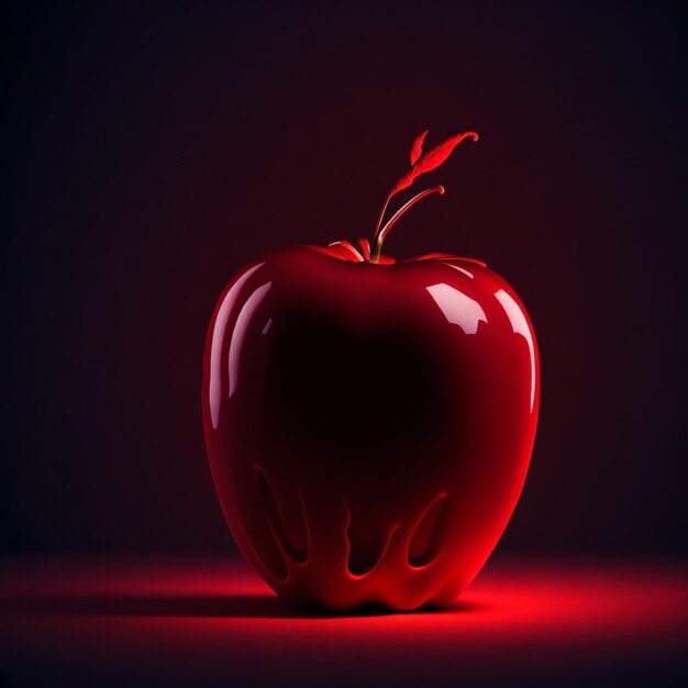 Apple glowing background