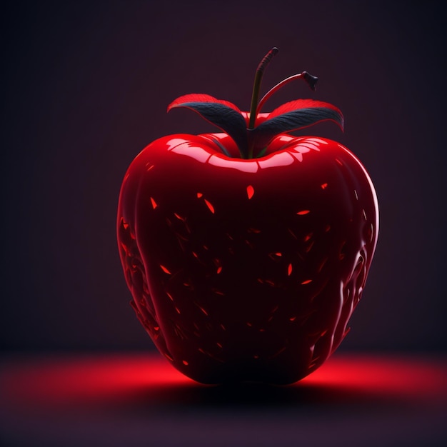Apple glowing background