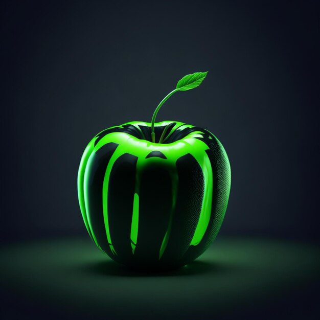 Apple glowing background