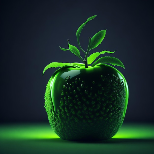 Apple glowing background