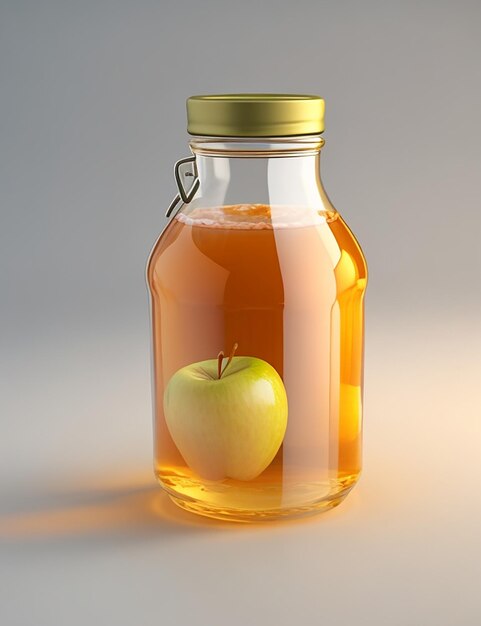 3д модель яблочного сока