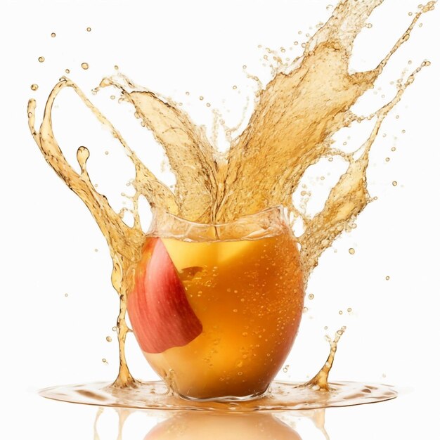 Photo apple juice