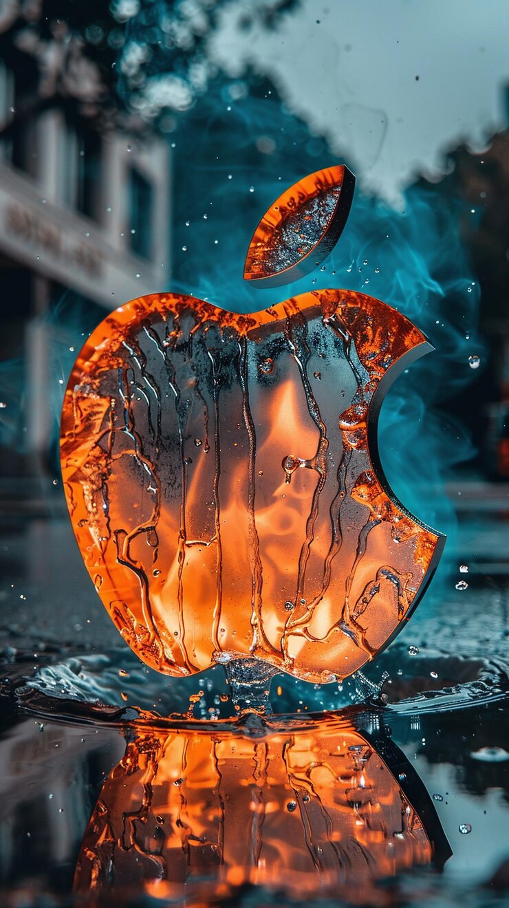 Photo apple logo wallpaper
