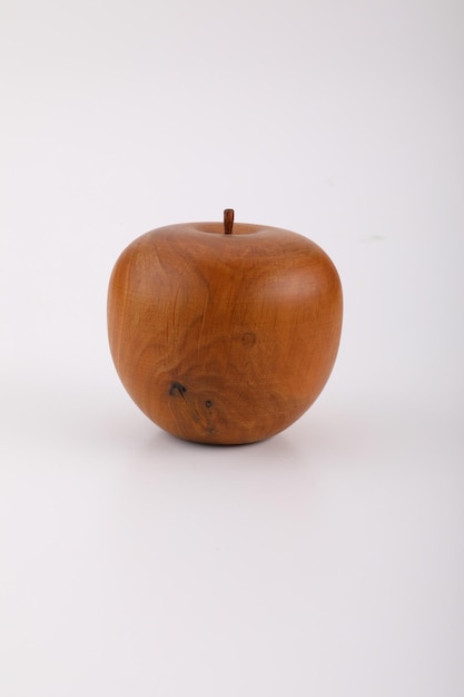 apple made of wood decorative beautiful as a decorative element for interior design