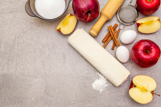 Apple pie ingredients