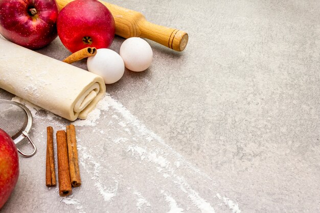 Apple pie ingredients