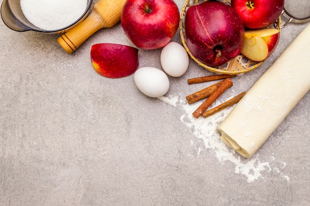 Apple pie ingredients