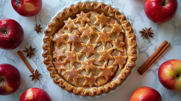 Apple Pie With Cinnamon