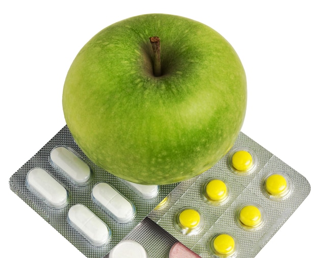 Apple and pills