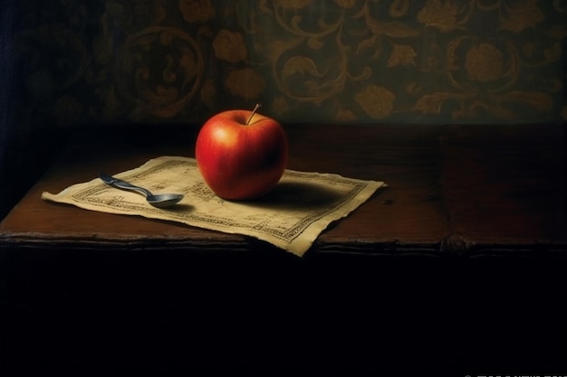 Apple on the Table