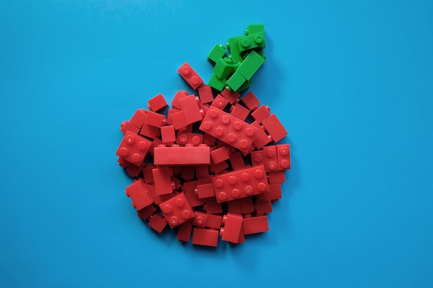 Apple toy bricks