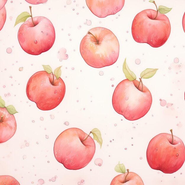 사과 수채화 배경 배경 예쁜 배경 과일 배경