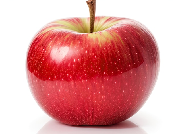 색 배경에 사과 생성 인공지능