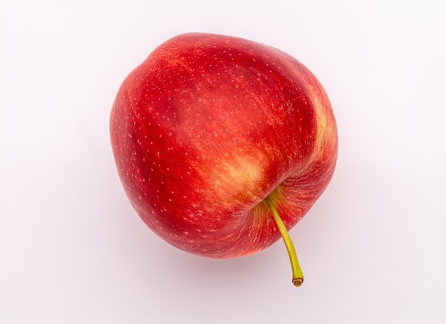 Apple on the white background.