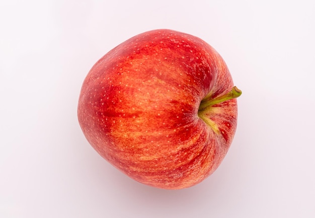 Photo apple on the white background.