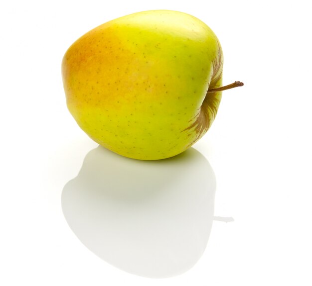 Apple on a white background