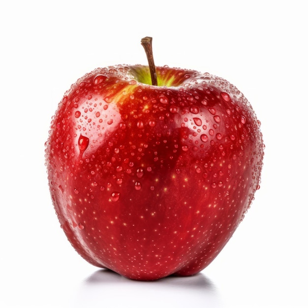 Apple On White Background