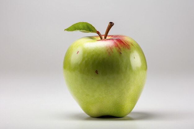 Apple on white background