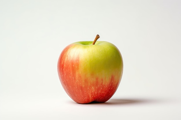 Apple white isolated background