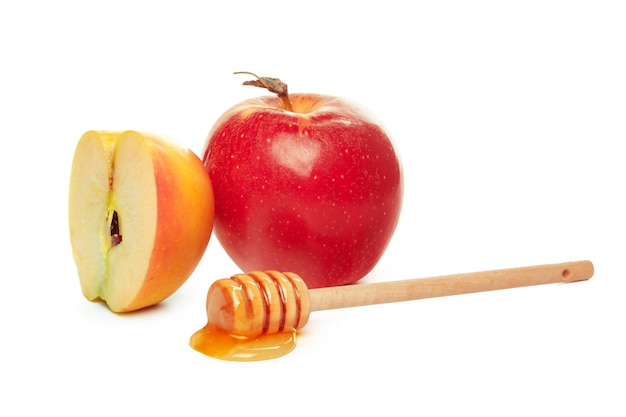 Apples and honey dipper