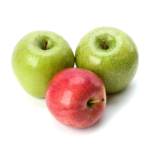 Apples isolated on white background