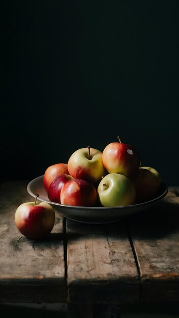 Apples on the table