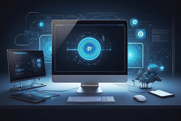 Premium Photo | Application programming interface concept illustration