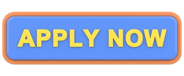 Apply now button 3D illustration