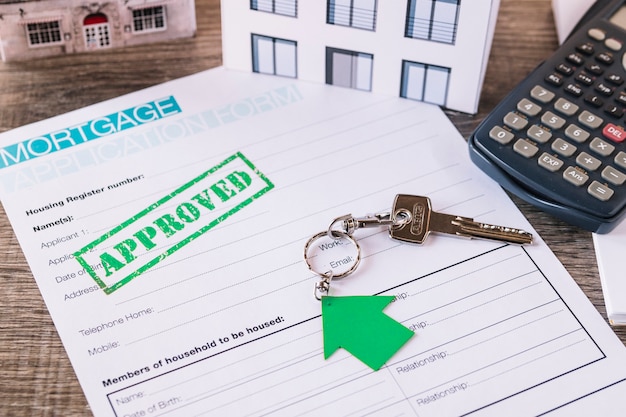 Approved credit request for real estate