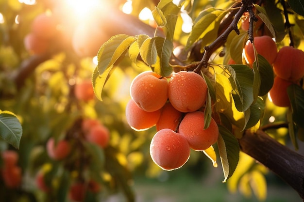 Apricot Dream Sunny Summer Delight 4K Apricot beeldfotografie