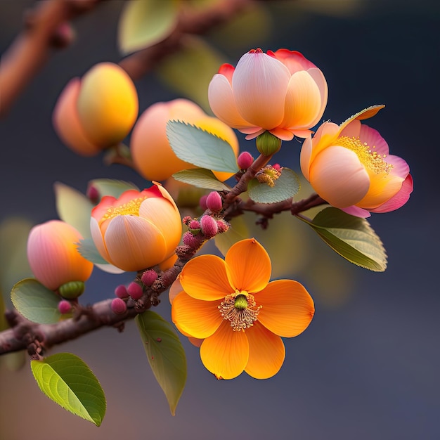 アプリコットの花