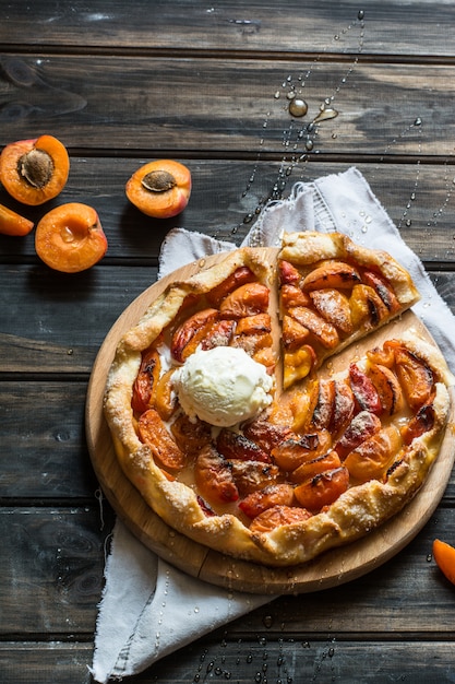 apricot galette