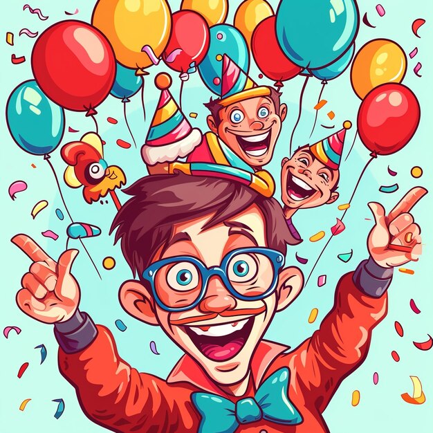 Photo april fool day celebration cartoon v 6 job id cedf1900ef1e4c92afdf35c045efa83e