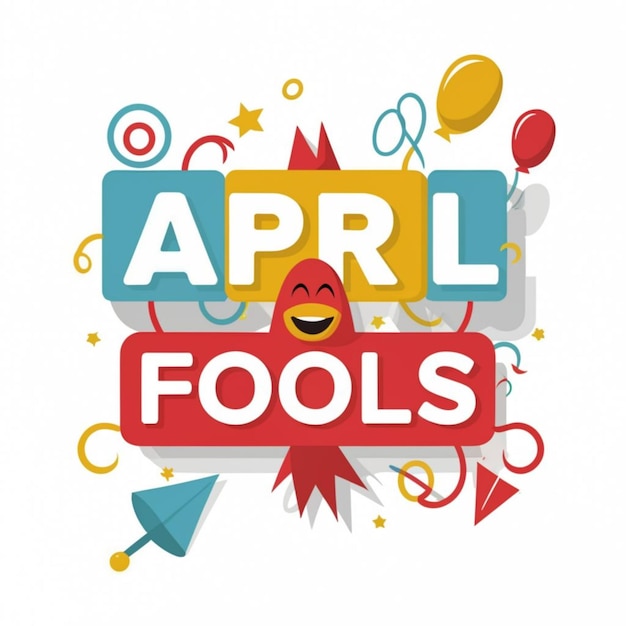 사진 4월의 어리석음 크리에이티브 디자인 (april fools)