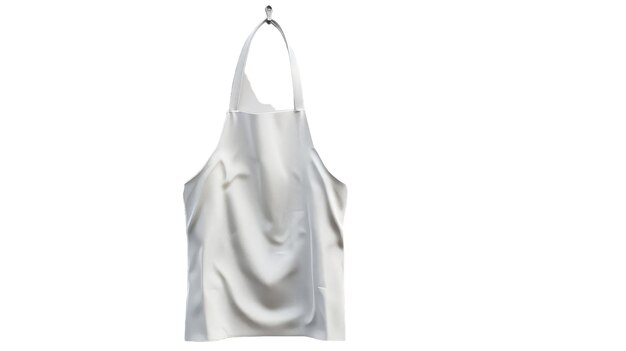 Photo apron on transparent background white background