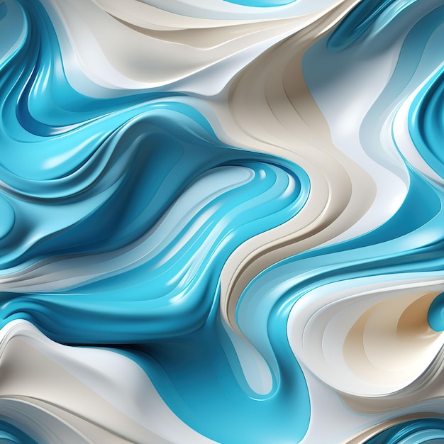Aqua Fluid Dynamics Texture Background Pattern