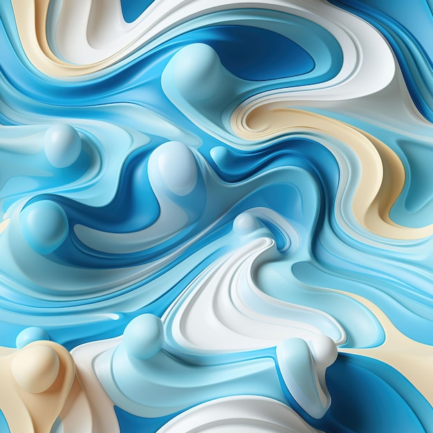 Aqua Fluid Dynamics Texture Background Pattern