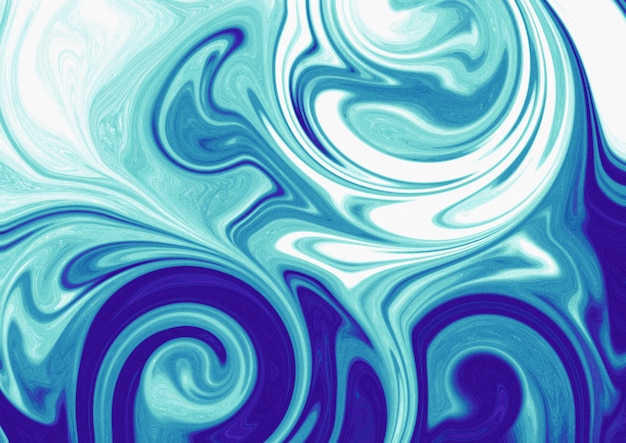 Photo aqua marbled abstract background