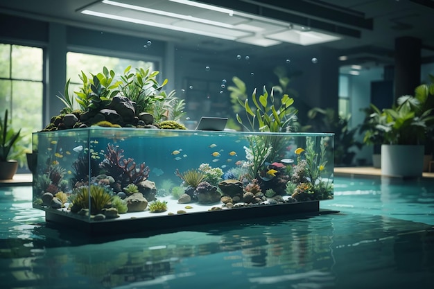 Aqua Scaping Work Environment Submersible Productivity Oasis