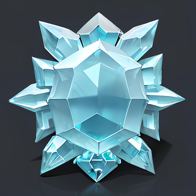 Aquamarine model for game ideas or jewelry making