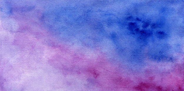 Foto aquarel abstract blauw, roze, paars, hand tekenen