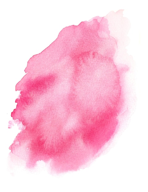 Aquarel achtergrond hand tekenen illustratie spatten en ter plaatse magenta kleur